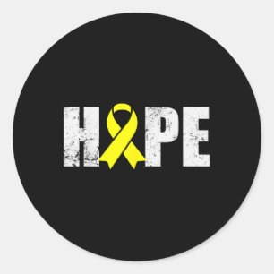 Pegatina Redonda Mes de Concientización sobre Prevención del Suicid