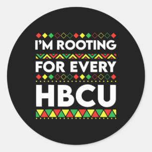 Pegatina Redonda Mes de la historia negra que estoy buscando por ca