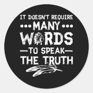 Pegatina Redonda Mes del Patrimonio Nativo Estadounidense