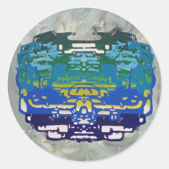 Pegatina Redonda metafase (Anverso)