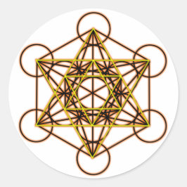Pegatina Redonda MetatronOrStar