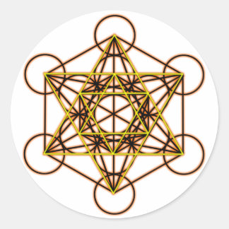 Pegatina Redonda MetatronOrStar