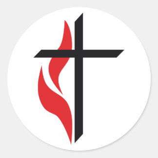 Pegatina Redonda Metodista