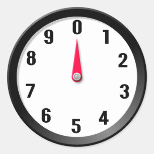 Pegatina Redonda Metro 0