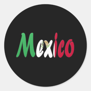 Pegatina Redonda México
