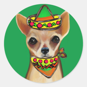 Pegatina Redonda México Chihuahua         