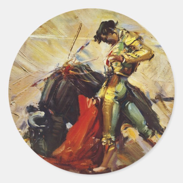 Pegatina Redonda México Matador (Anverso)