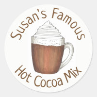 Mezcla de cacao caliente casera personalizada