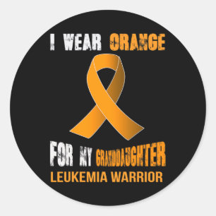 PEGATINA REDONDA MI ABUELA - MI GUERRA DE LEUKEMIA