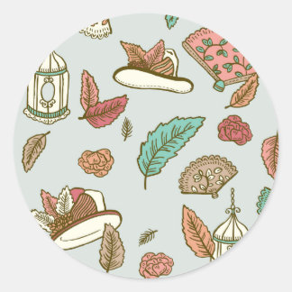 Pegatina Redonda Mi hermosa dama