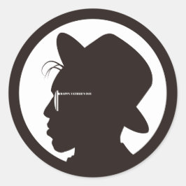 Pegatina Redonda Mi padre genial