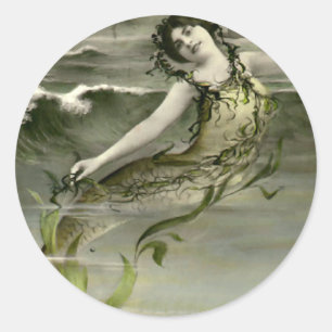 Pegatina Redonda Mi pequeña sirena