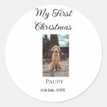 Mi primera Navidad agregar nombre de mascota perro