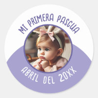 Mi Primera Pascua con foto y año