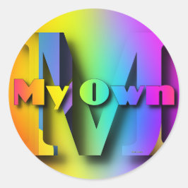 PEGATINA REDONDA MI PROPIO