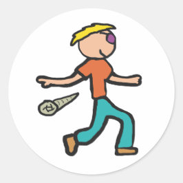 Pegatina Redonda Mic Drop