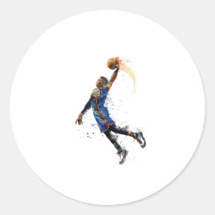 Pegatina Redonda Michael Jordan