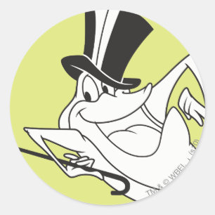 Pegatina Redonda Michigan J. Frog Dancing