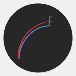 Pegatina Redonda Michigan Wisconsin Trump Vs Biden Votación Contar 