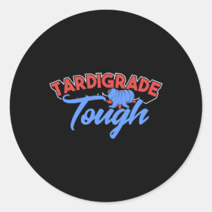 Pegatina Redonda Microbiología tardía de la microbiología de la cie