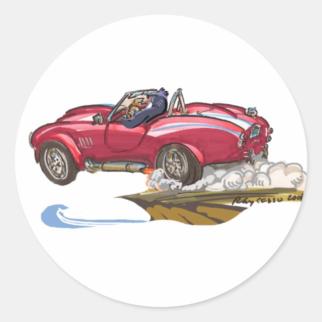 Pegatina Redonda MiD LiFe PeNgUiN (Anverso)