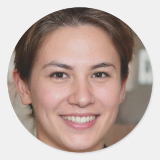 Pegatina Redonda Miedo