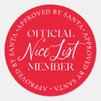 Miembro De La Lista De Niza Aprobado Por Navidades