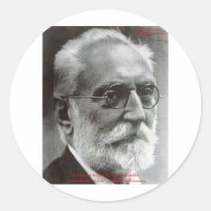 Pegatina Redonda Miguel de Unamuno Capaz de Amar Cota Regalos y Tar