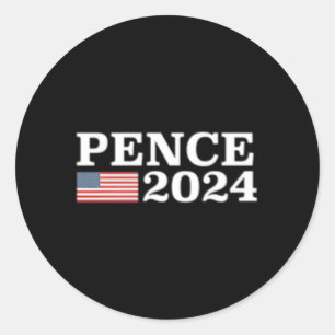 Pegatina Redonda Mike Pence 2024