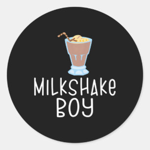 Pegatina Redonda Milkshake Milkshake