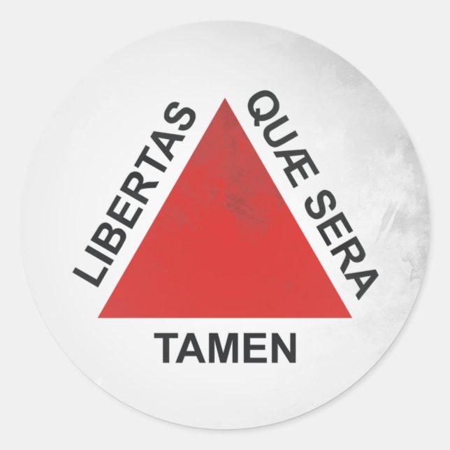 Pegatina Redonda Minas Gerais (Anverso)