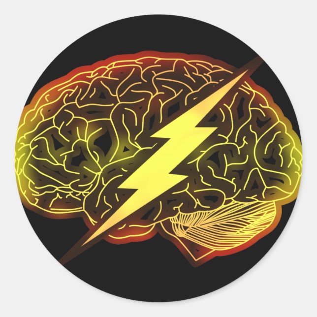 Pegatina Redonda Mind_Hacks (Anverso)