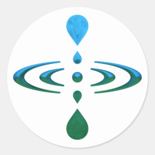 Pegatina Redonda Mindfulness