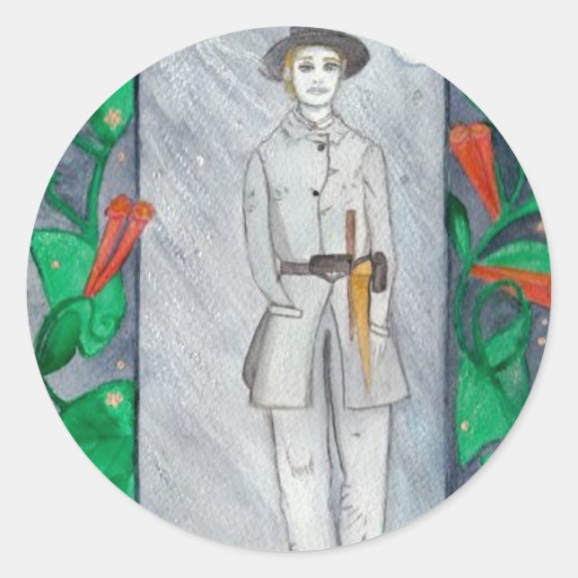 Pegatina Redonda Mini Ball #1 (Anverso)