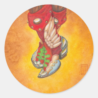 Pegatina Redonda Mini de Boots de la Liga 7