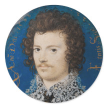 Miniatura de retrato isabelino Nicholas Hilliard