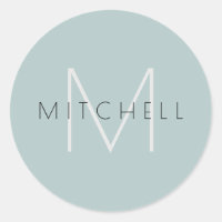 Minimalista Personalizado Moderno Gris Turquesa