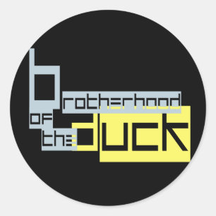 Pegatina Redonda Minístas de la hermandad