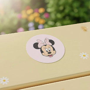 Pegatina Redonda Minnie
