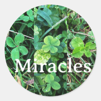Pegatina Redonda Miracles sticker
