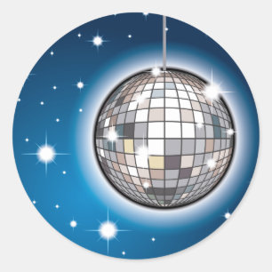 Pegatina Redonda Mirrorball 2