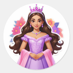 Pegatina Redonda ¡Mis Quince, Mis Reglas!" (Quinceañera)