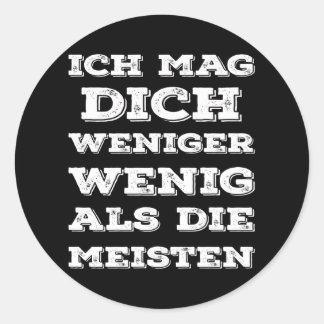 Pegatina Redonda Misanthrope Introverted I Like You