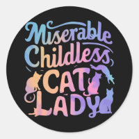 Miserable dama de gato sin hijos