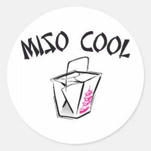 Pegatina Redonda Miso Guay