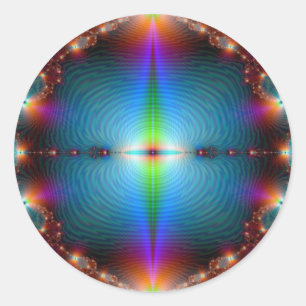 Pegatina Redonda Misterio