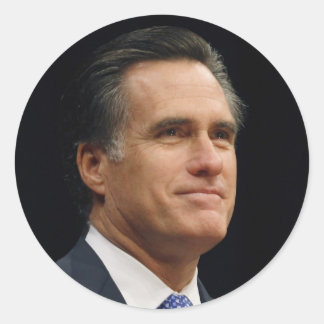 Pegatina Redonda Mitt Romney