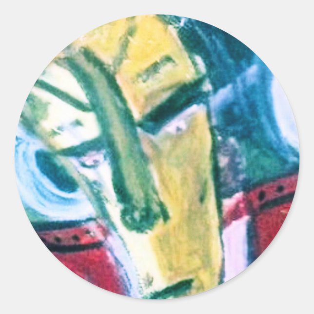 PEGATINA REDONDA MIX CINTA DJ I (Anverso)