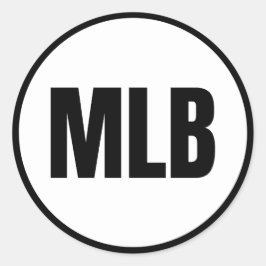 Pegatina Redonda MLB - Melbourne