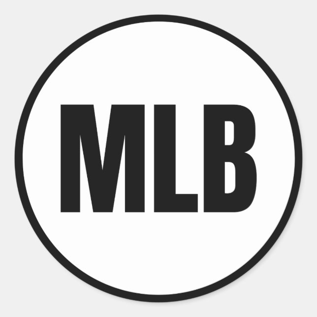 Pegatina Redonda MLB - Melbourne (Anverso)